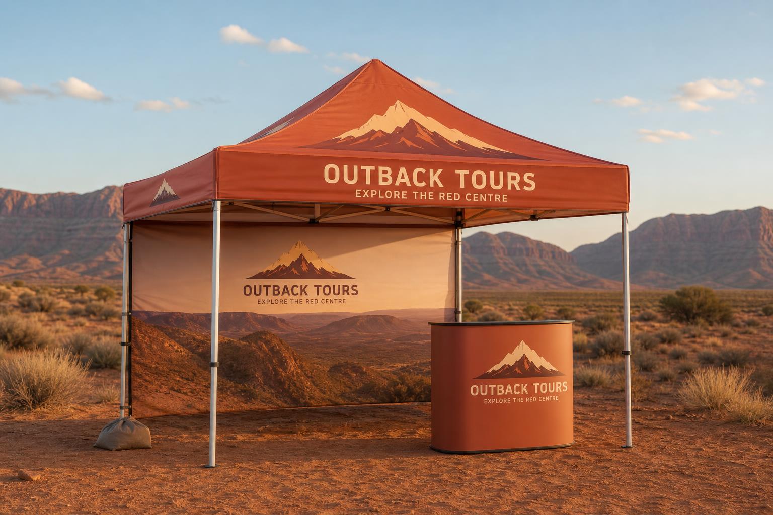 Outback Tours marquee