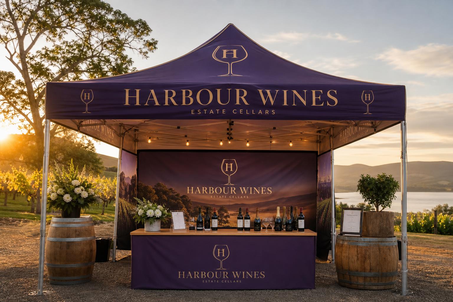 Harbour Wines marquee